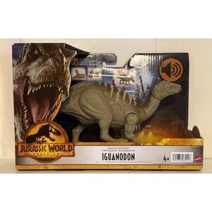 Jurassic World Dominion Roar Strikers Iguanodon Mattel NEW
